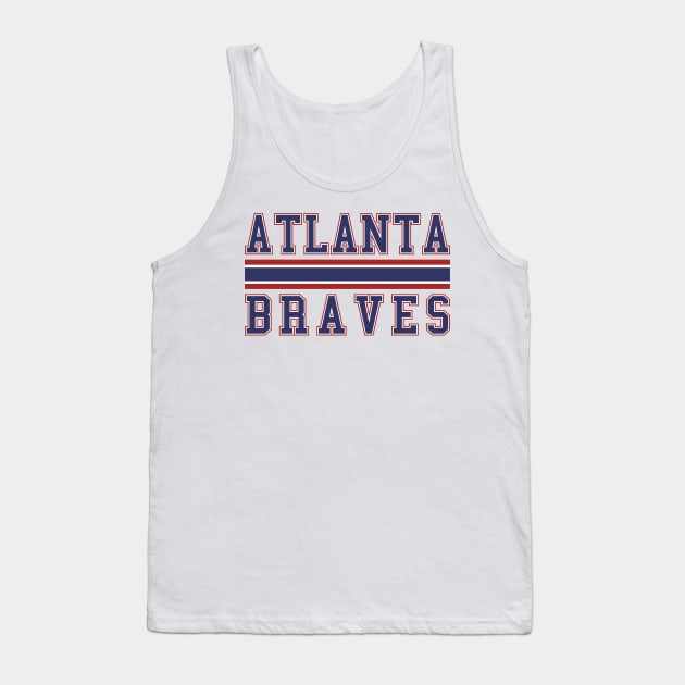 Atlanta Braves Baseball Tank Top by Cemploex_Art
